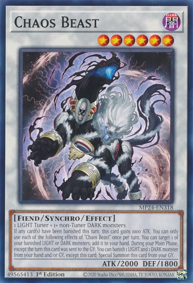 Image for Chaos Beast (MP24-EN318) - YuGiOh
