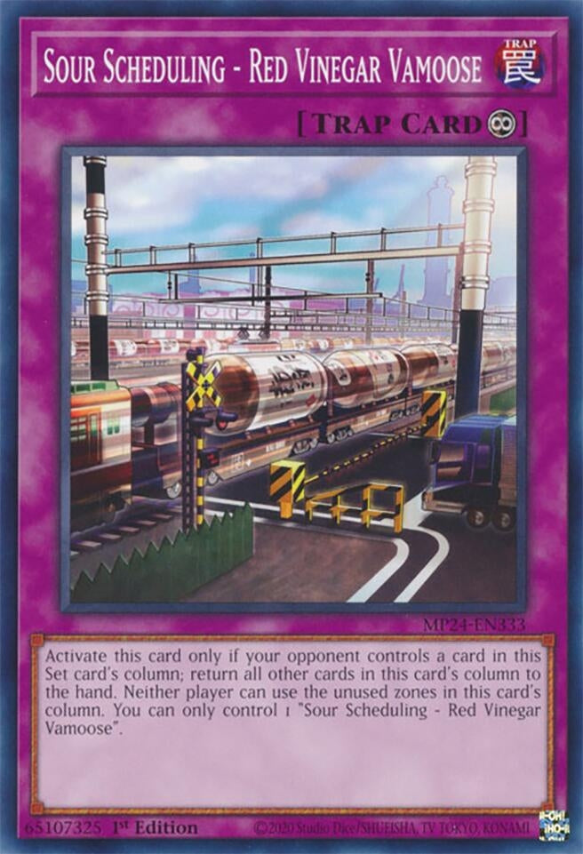 Image for Sour Scheduling - Red Vinegar Vamoose (MP24-EN333) - YuGiOh