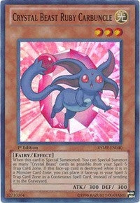 Image for Crystal Beast Ruby Carbuncle (RYMP-EN040) (RYMP) - YuGiOh