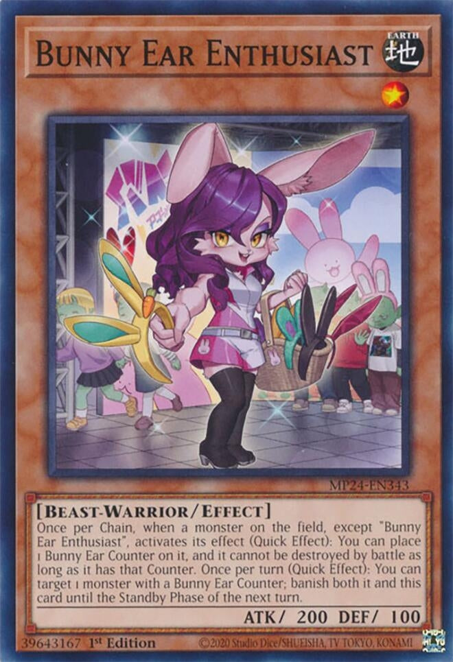 Image for Bunny Ear Enthusiast (MP24-EN343) - YuGiOh