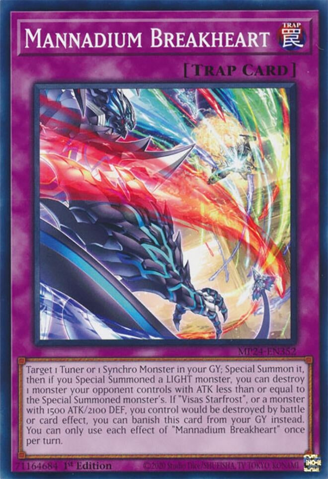 Image for Mannadium Breakheart (MP24-EN352) - YuGiOh