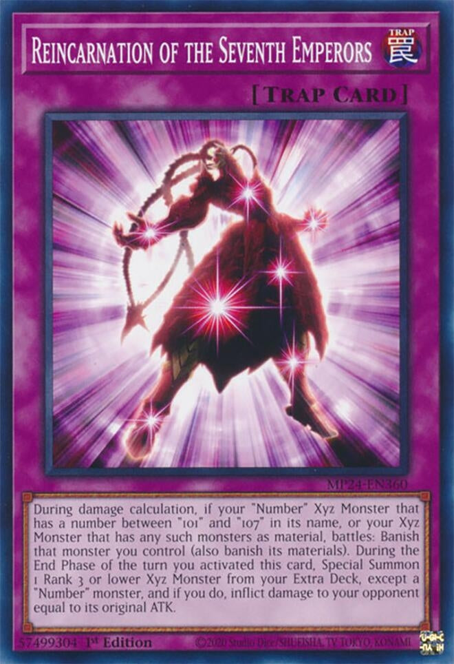Image for Reincarnation of the Seventh Emperors (MP24-EN360) - YuGiOh