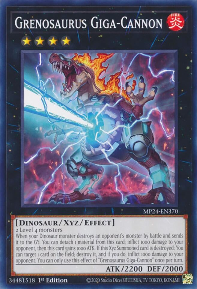 Image for Grenosaurus Giga-Cannon (MP24-EN370) - YuGiOh