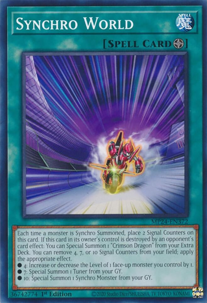 Image for Synchro World (MP24-EN372) - YuGiOh