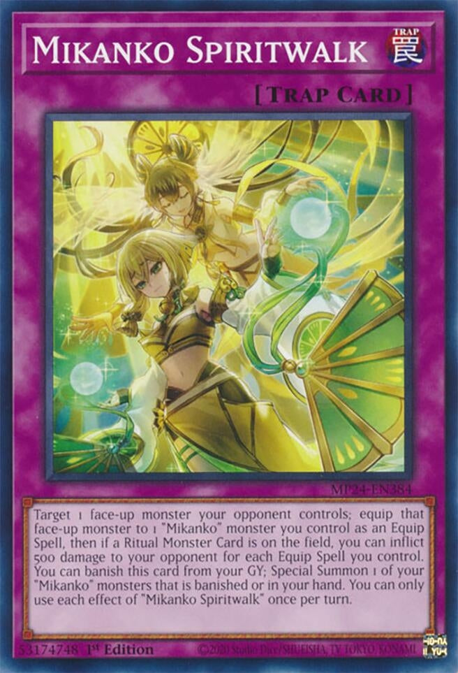 Image for Mikanko Spiritwalk (MP24-EN384) - YuGiOh