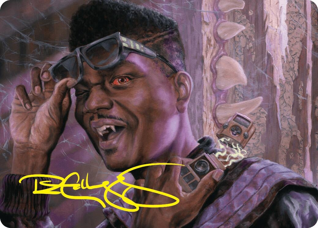 Image for Dashing Bloodsucker Art Card (Gold-Stamped Signature) (6) (Duskmourn: House of Horror) - Magic: The Gathering