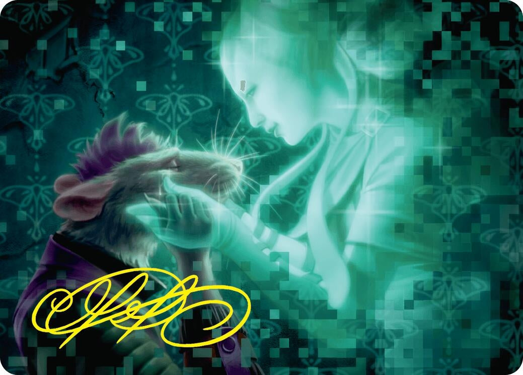 Image for Cathartic Parting Art Card (Gold-Stamped Signature) (14) (Duskmourn: House of Horror) - Magic: The Gathering