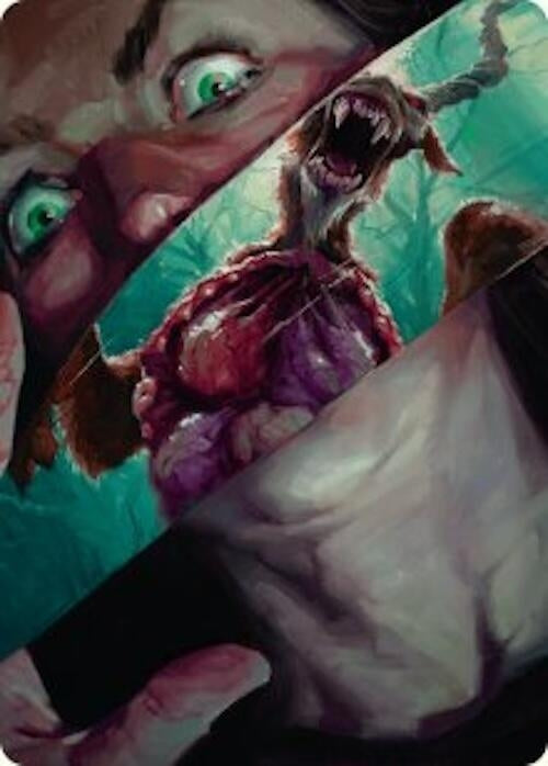 Image for Hauntwoods Shrieker Art Card (40) (Duskmourn: House of Horror) - Magic: The Gathering
