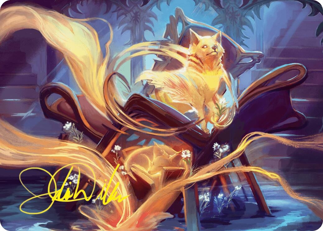 Image for Inquisitive Glimmer Art Card (Gold-Stamped Signature) (17) (Duskmourn: House of Horror) - Magic: The Gathering