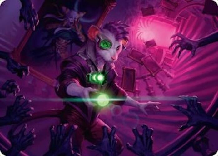 Image for Nashi, Searcher in the Dark Art Card (21/54) (21) (Duskmourn: House of Horror) - Magic: The Gathering