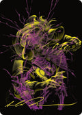 Nashi, Searcher in the Dark Art Card (43/54) (Gold-Stamped Signature) (43) (Duskmourn: House of Horror)