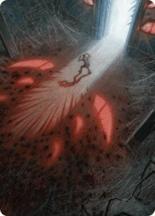 Image for Fear My Authority Art Card (49) (Duskmourn: House of Horror) - Magic: The Gathering
