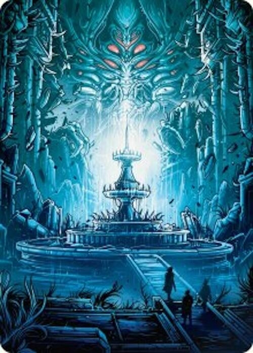 Image for Island Art Card (28) (Duskmourn: House of Horror) - Magic: The Gathering