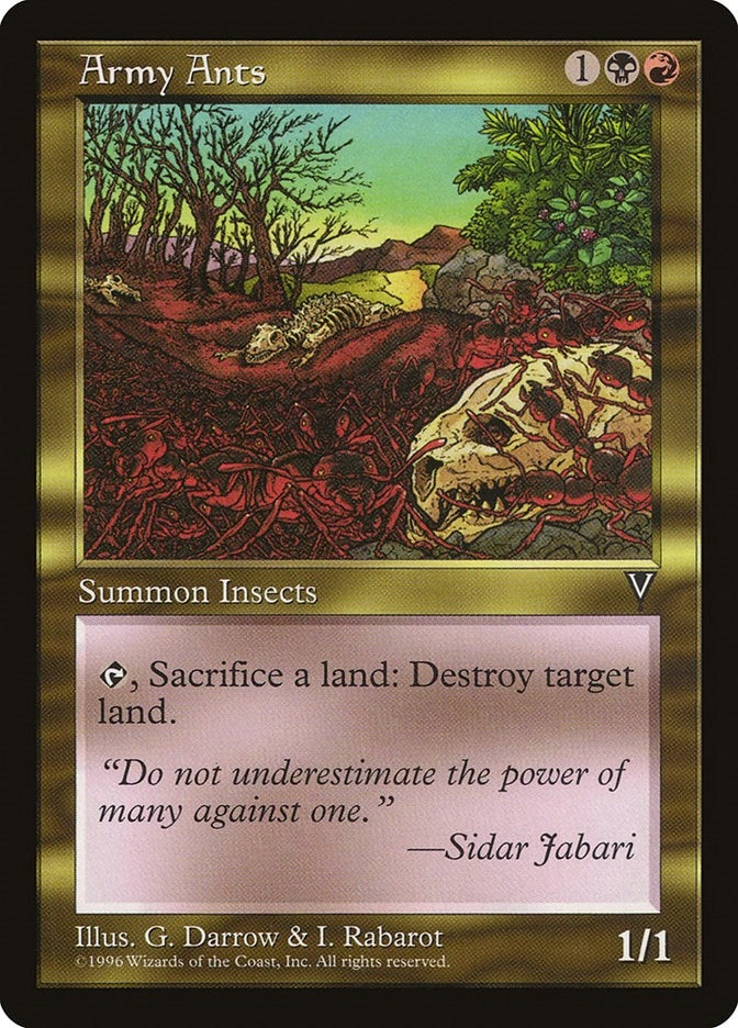 Image for Army Ants (Visions) - Magic: The Gathering