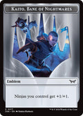 Image for Emblem - Kaito, Bane of Nightmares // Gremlin Double-Sided Token (17 // 11) (Duskmourn: House of Horror) - Magic: The Gathering