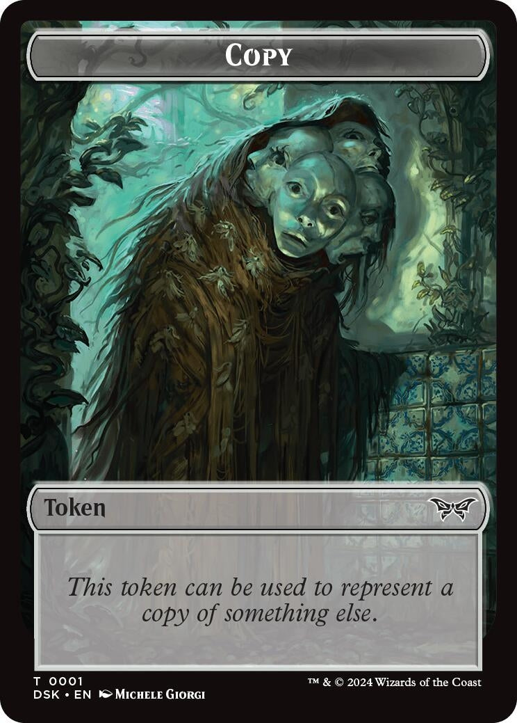 Image for Copy // Manifest Double-Sided Token (1 // 18) (Duskmourn: House of Horror) - Magic: The Gathering