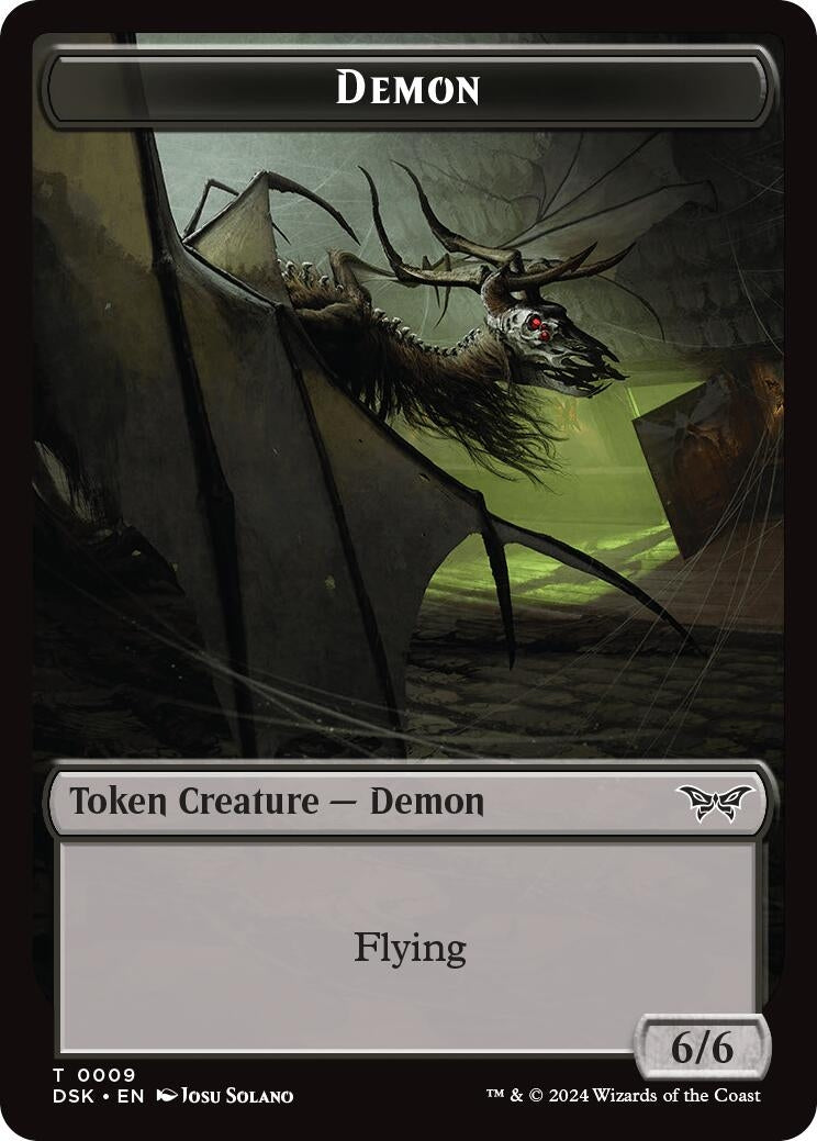Image for Demon Token (9) (Duskmourn: House of Horror) - Magic: The Gathering