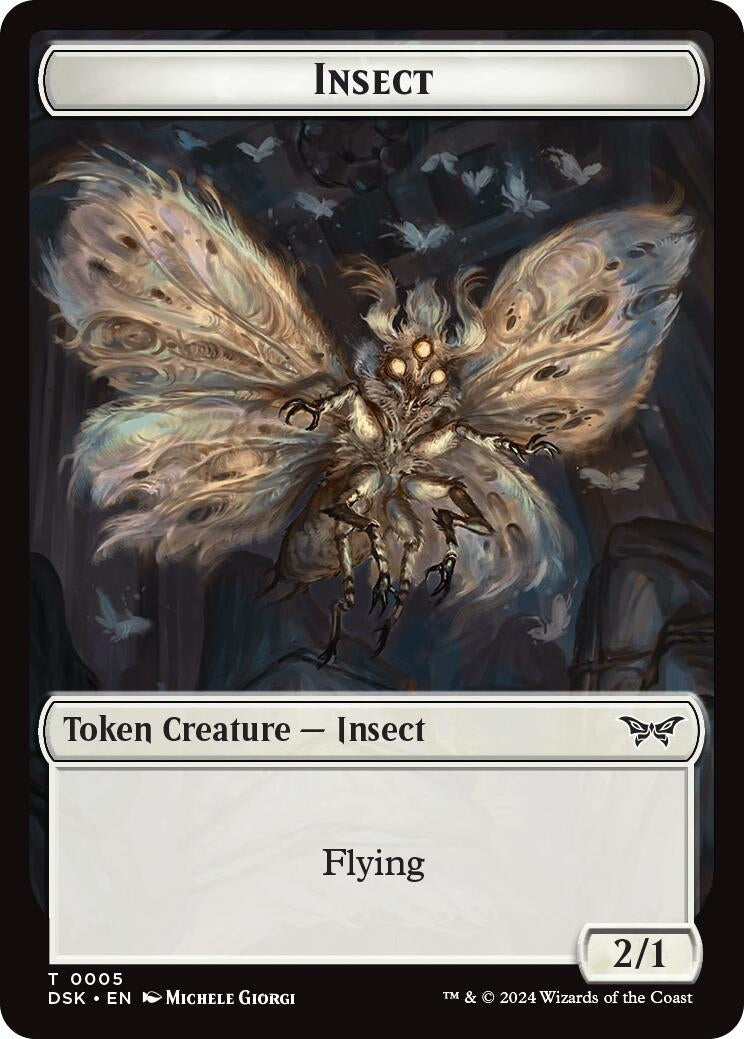 Image for Insect (0005) Token (5) (Duskmourn: House of Horror) - Magic: The Gathering