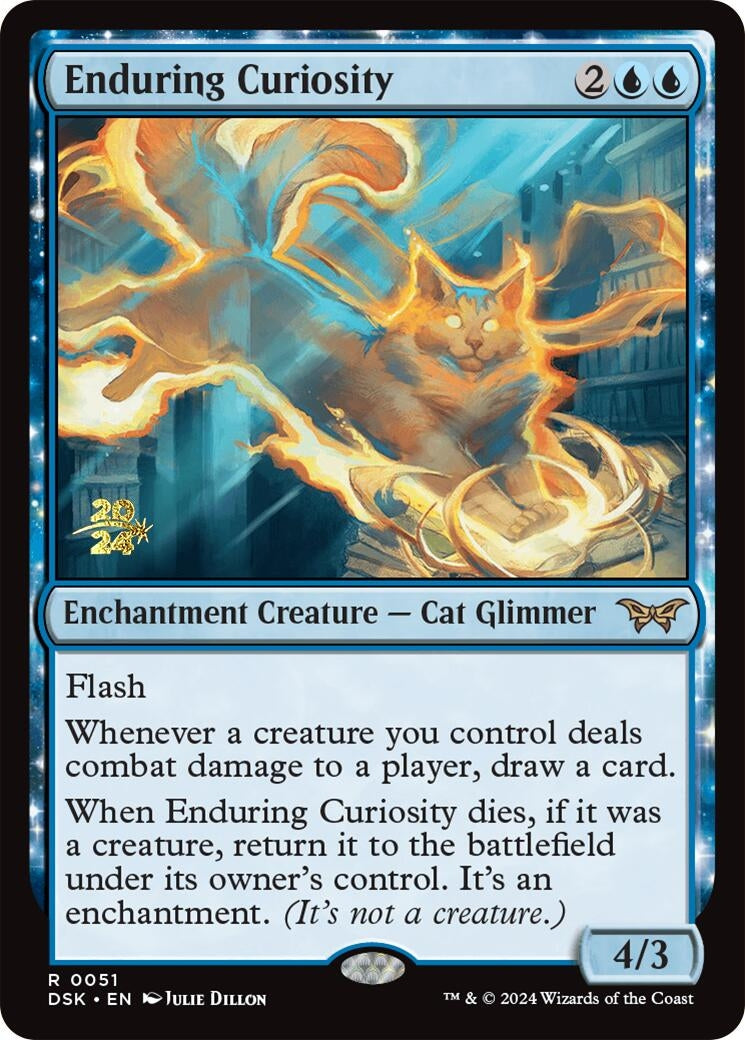 Image for Enduring Curiosity (51) (Prerelease Cards) - Magic: The Gathering