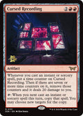Image for Cursed Recording (0131) (131) (Prerelease Cards) - Magic: The Gathering