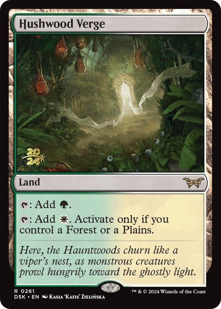 Image for Hushwood Verge (261) (Prerelease Cards) - Magic: The Gathering