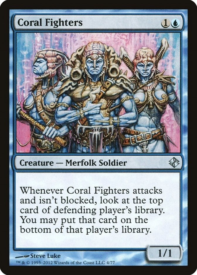 Image for Coral Fighters (4) (Venser vs. Koth) - Magic: The Gathering