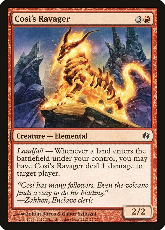 Image for Cosi's Ravager (52) (Venser vs. Koth) - Magic: The Gathering