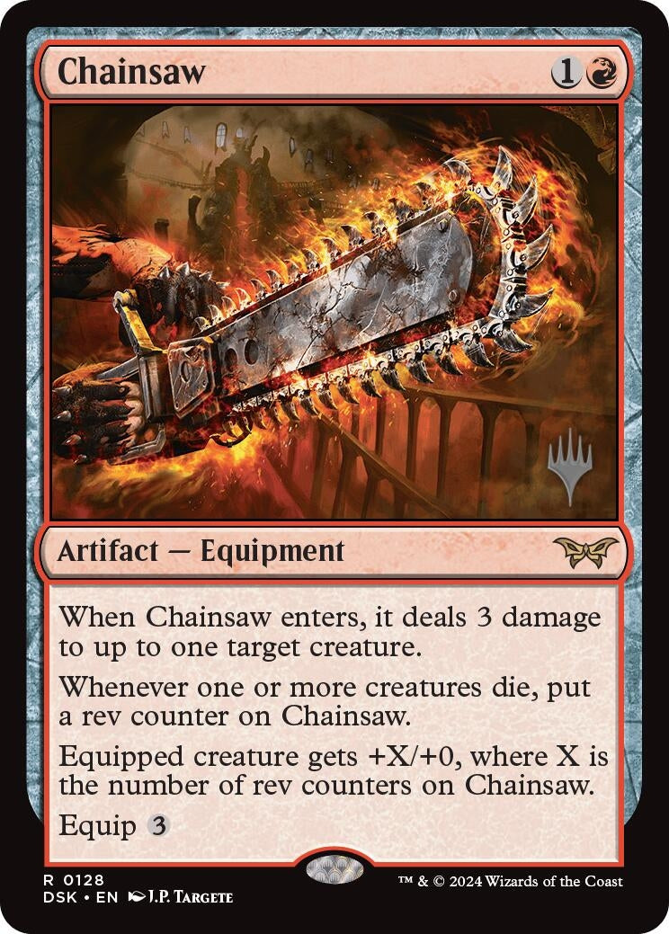 Image for Chainsaw (128) (Duskmourn: House of Horror) - Magic: The Gathering