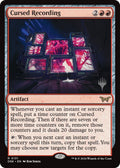 Image for Cursed Recording (0131) (131) (Duskmourn: House of Horror) - Magic: The Gathering
