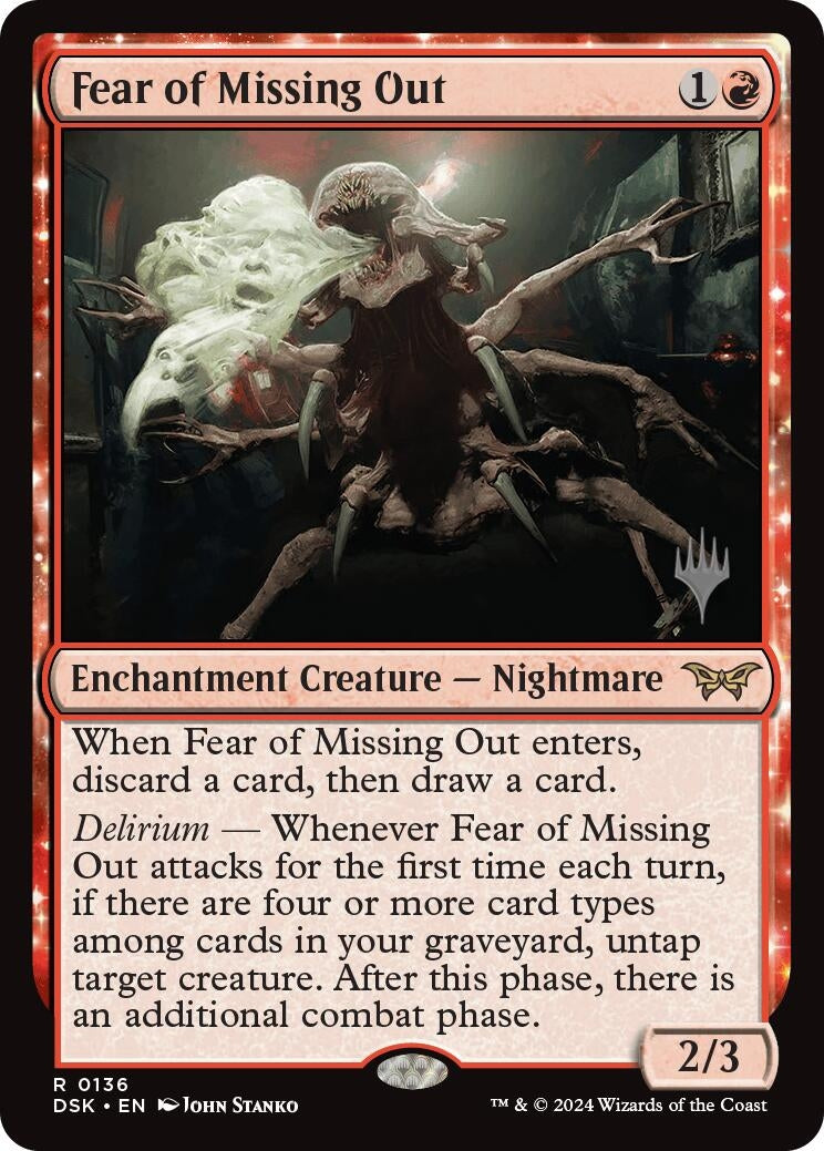 Image for Fear of Missing Out (136) (Duskmourn: House of Horror) - Magic: The Gathering