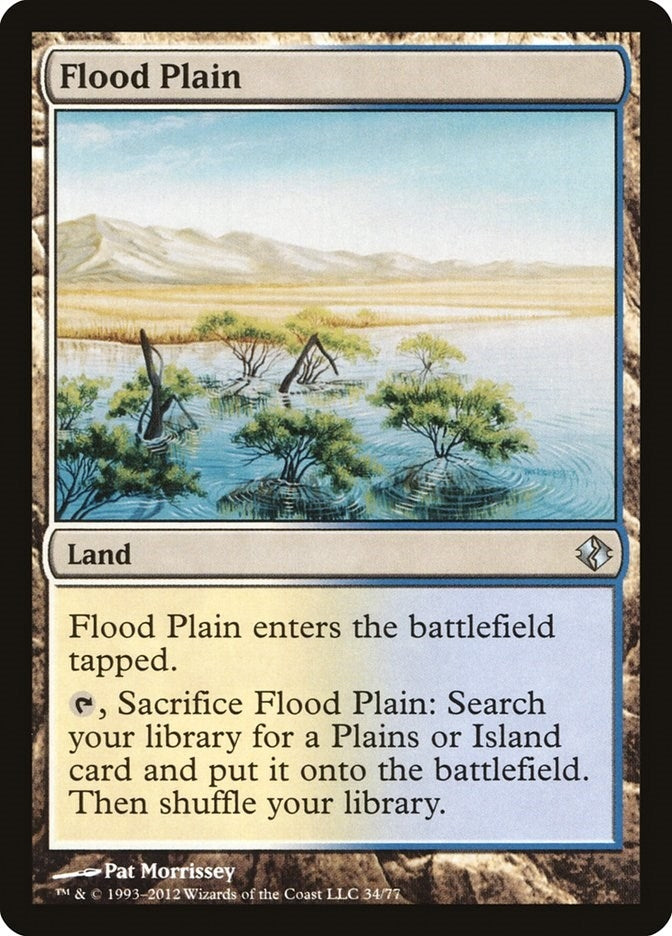 Image for Flood Plain (34) (Venser vs. Koth) - Magic: The Gathering