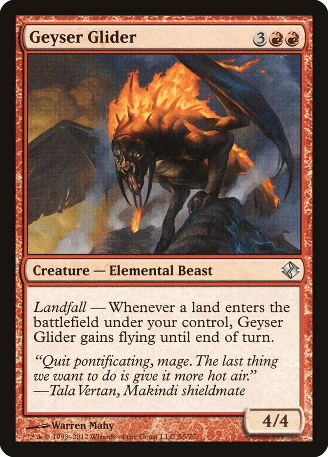 Image for Geyser Glider (56) (Venser vs. Koth) - Magic: The Gathering