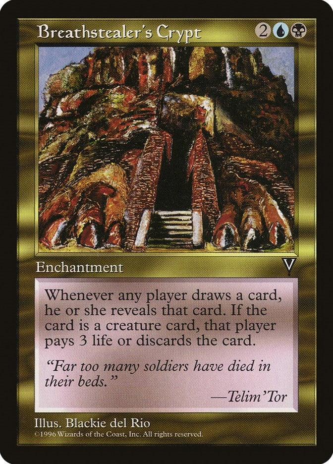 Image for Breathstealer's Crypt (Visions) - Magic: The Gathering