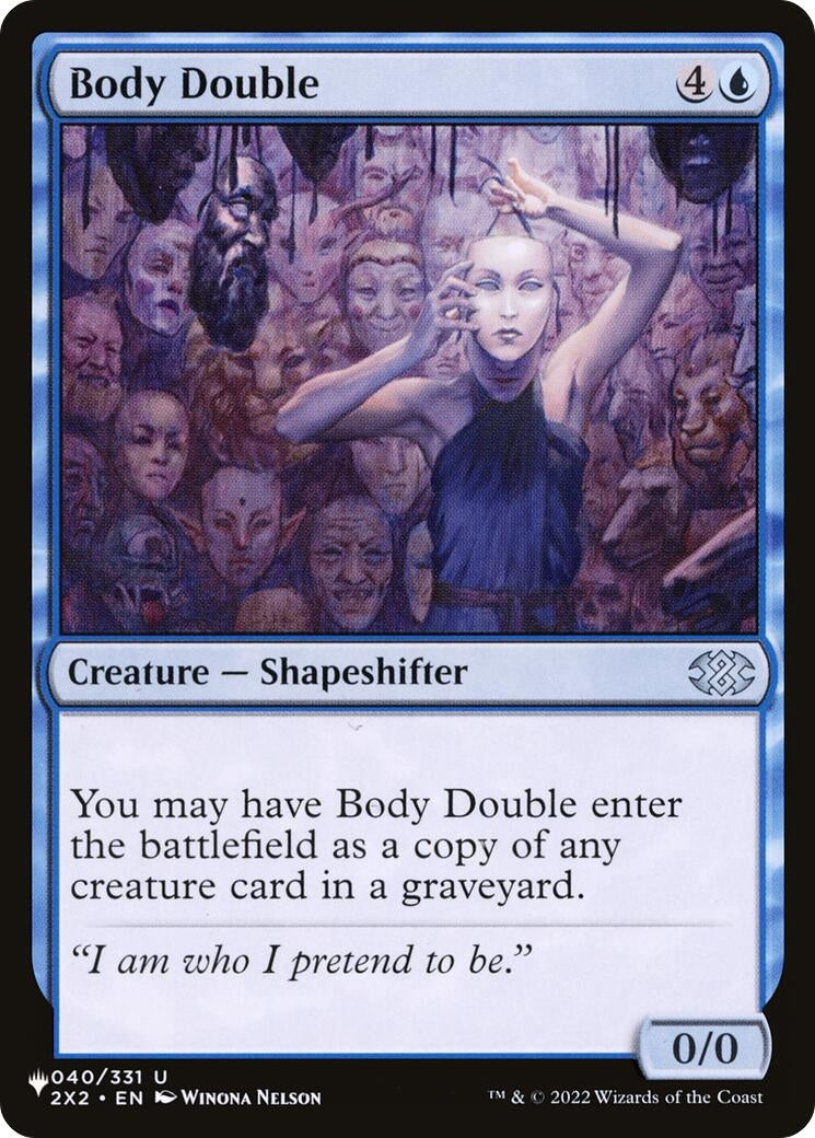 Image for Body Double (040/024) (The List Reprints) - Magic: The Gathering