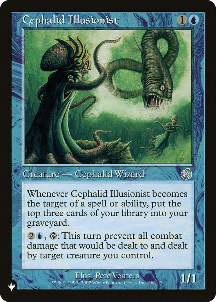 Image for Cephalid Illusionist (28/143) (The List Reprints) - Magic: The Gathering