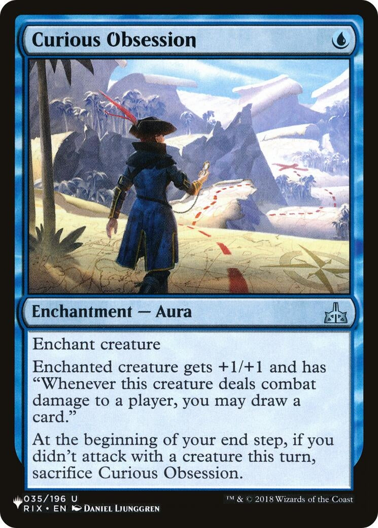 Image for Curious Obsession (035/196) (The List Reprints) - Magic: The Gathering