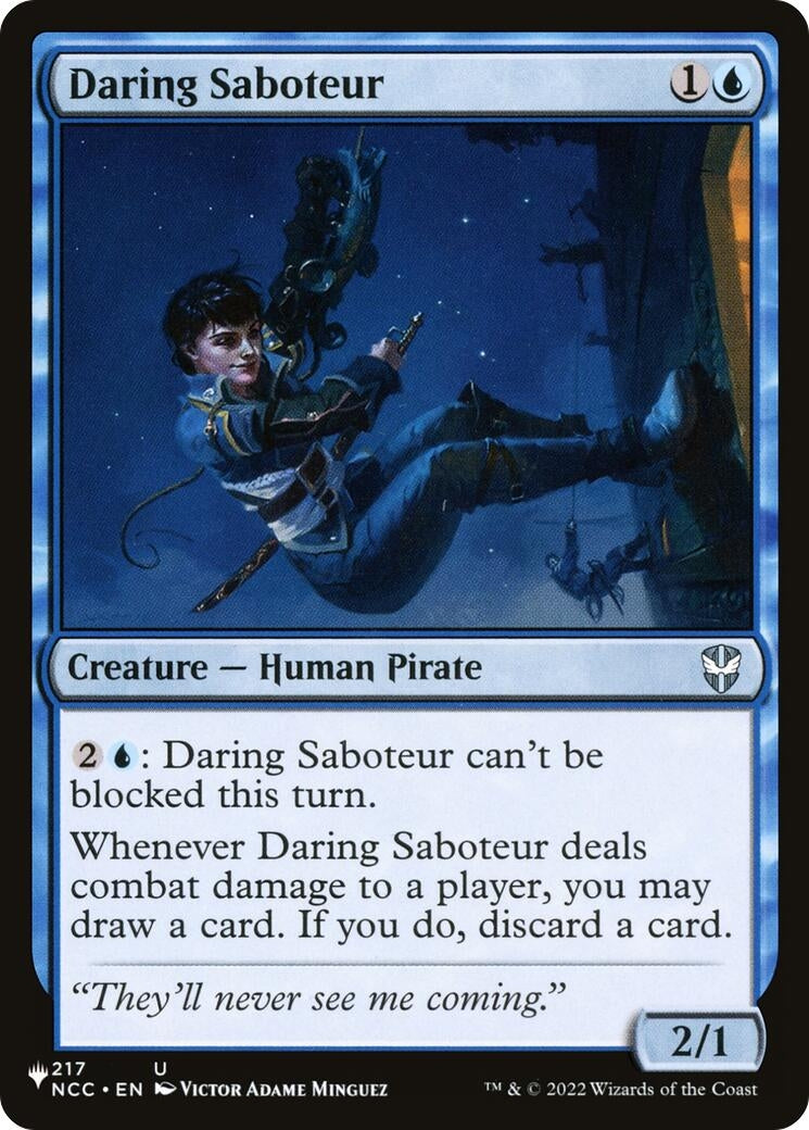 Image for Daring Saboteur (217/093) (The List Reprints) - Magic: The Gathering