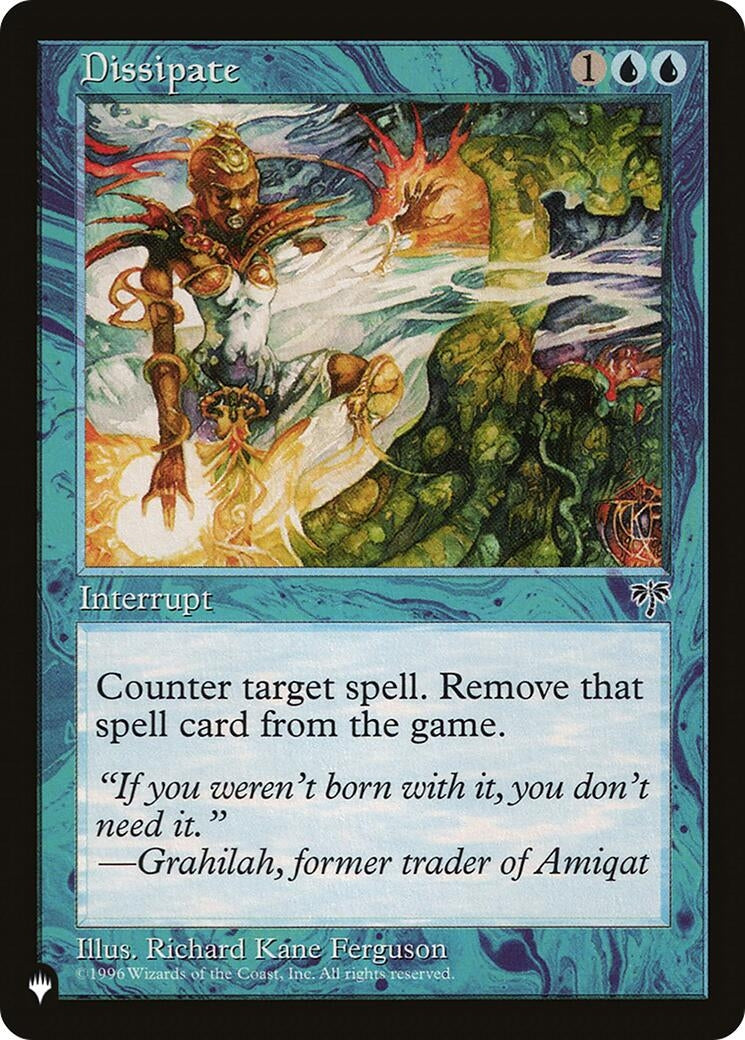 Image for Dissipate (The List Reprints) - Magic: The Gathering