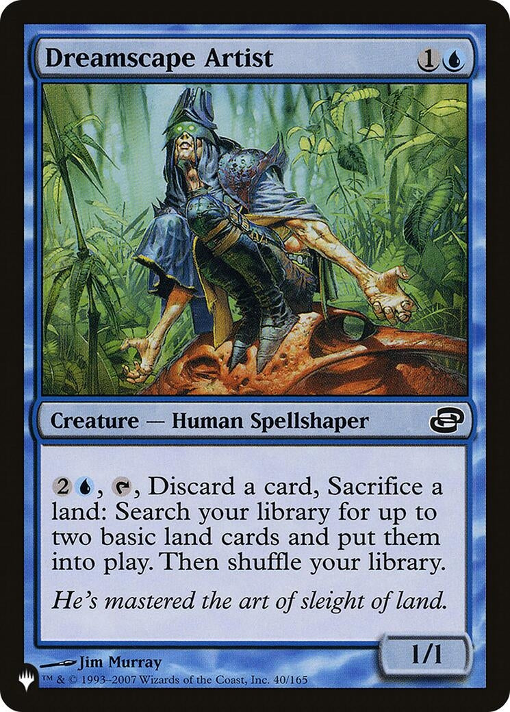 Image for Dreamscape Artist (40/165) (The List Reprints) - Magic: The Gathering