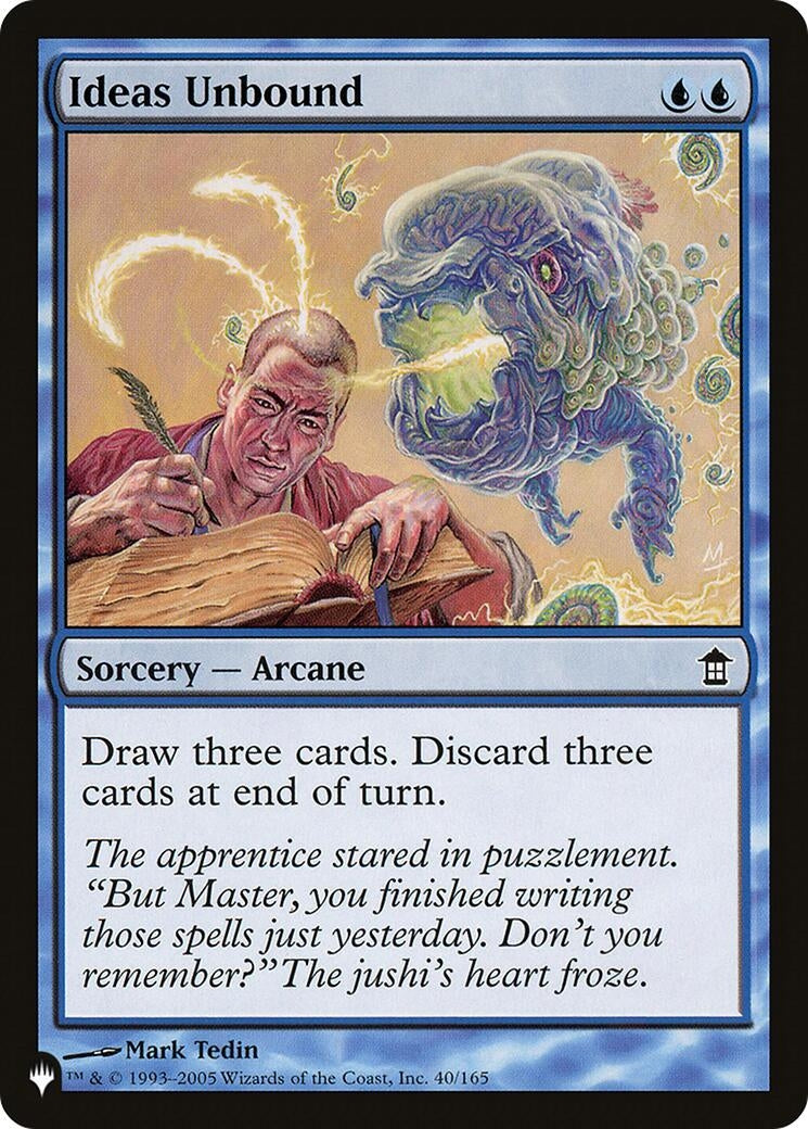 Image for Ideas Unbound (40/165) (The List Reprints) - Magic: The Gathering