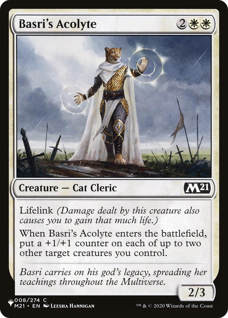 Image for Basri's Acolyte (008/274) (The List Reprints) - Magic: The Gathering