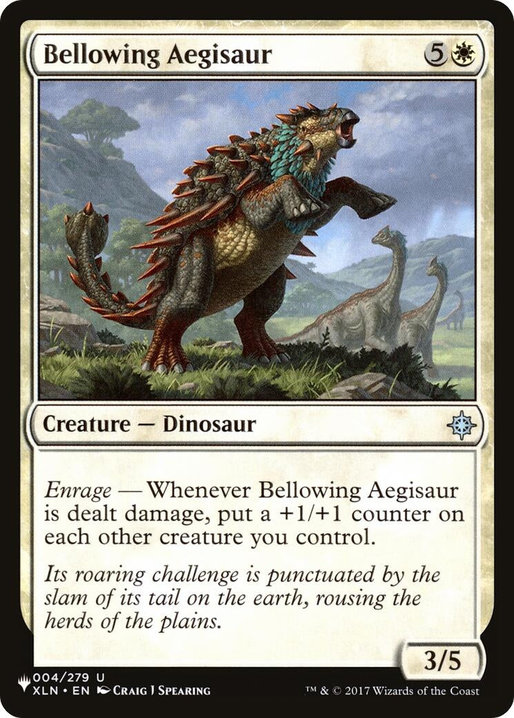 Image for Bellowing Aegisaur (004/279) (The List Reprints) - Magic: The Gathering