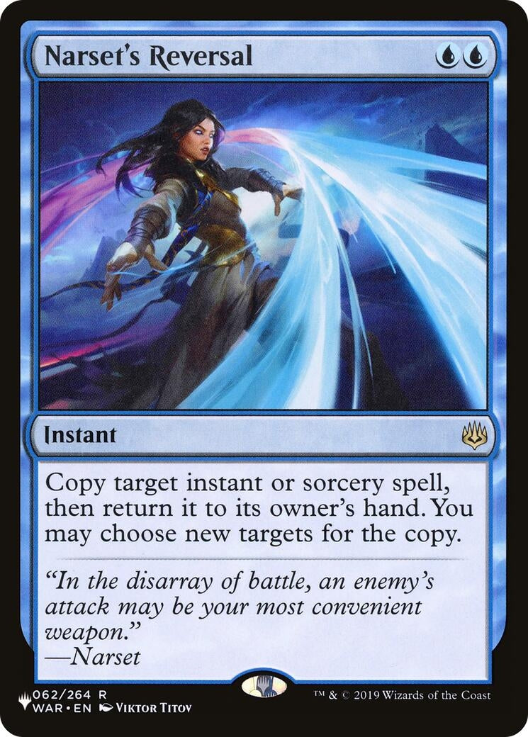 Image for Narset's Reversal (062/264) (The List Reprints) - Magic: The Gathering