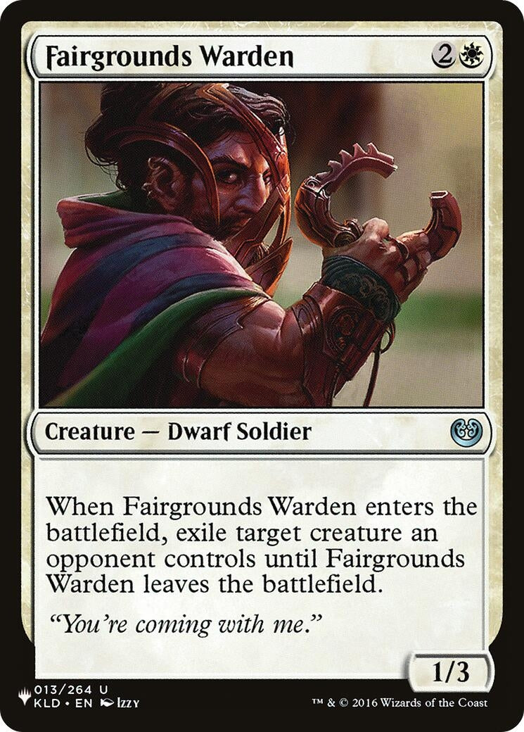 Image for Fairgrounds Warden (013/264) (The List Reprints) - Magic: The Gathering
