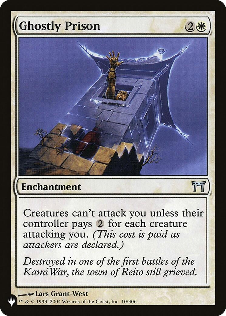 Image for Ghostly Prison (10/306) (The List Reprints) - Magic: The Gathering