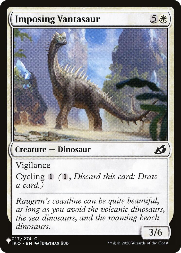Image for Imposing Vantasaur (017/274) (The List Reprints) - Magic: The Gathering