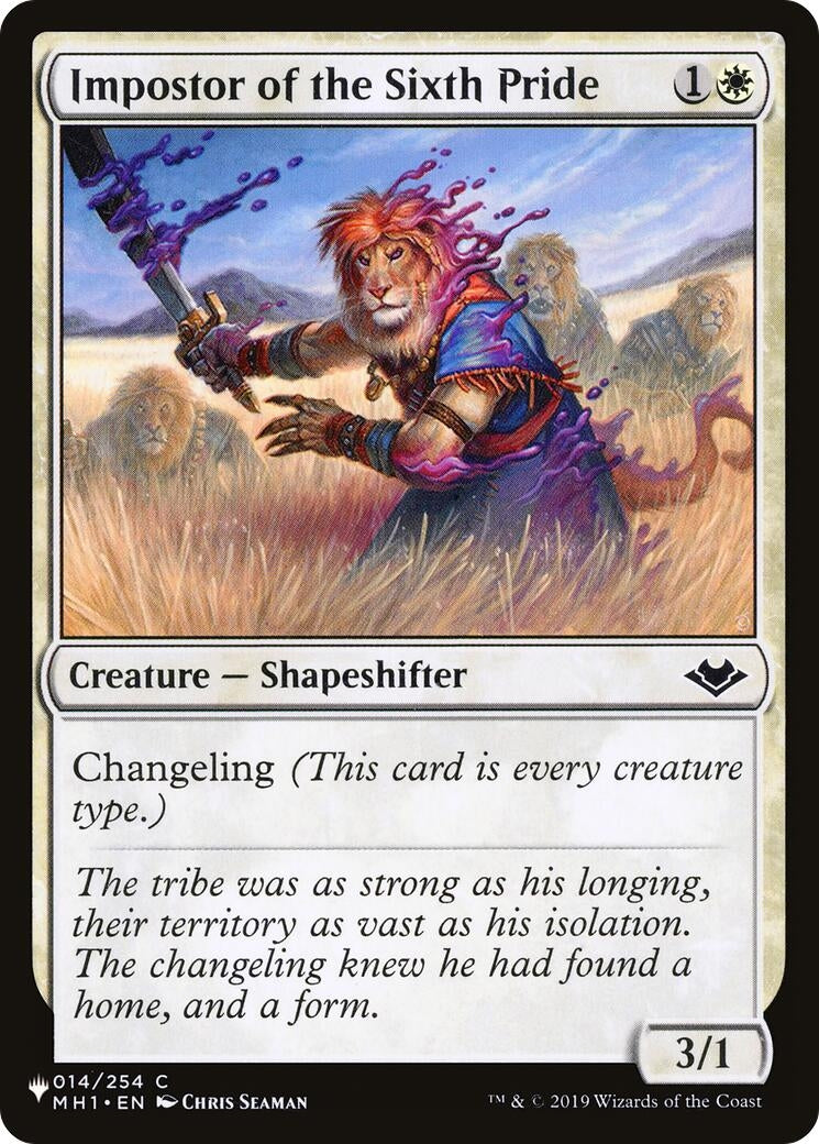 Image for Impostor of the Sixth Pride (14) (The List Reprints) - Magic: The Gathering