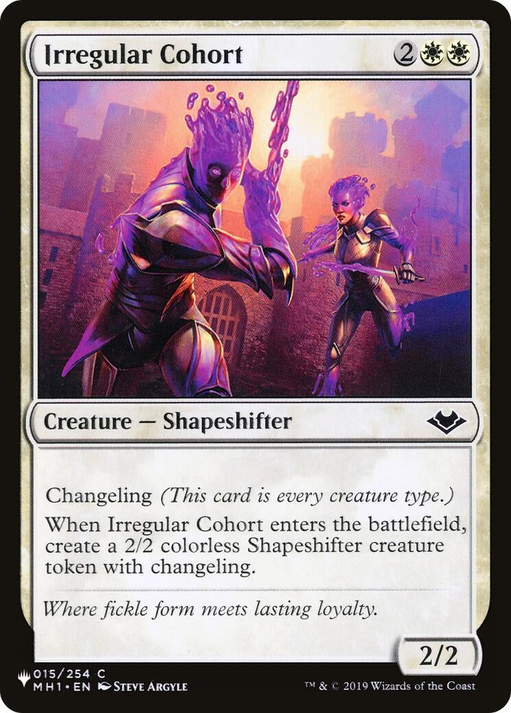 Image for Irregular Cohort (015/254) (The List Reprints) - Magic: The Gathering