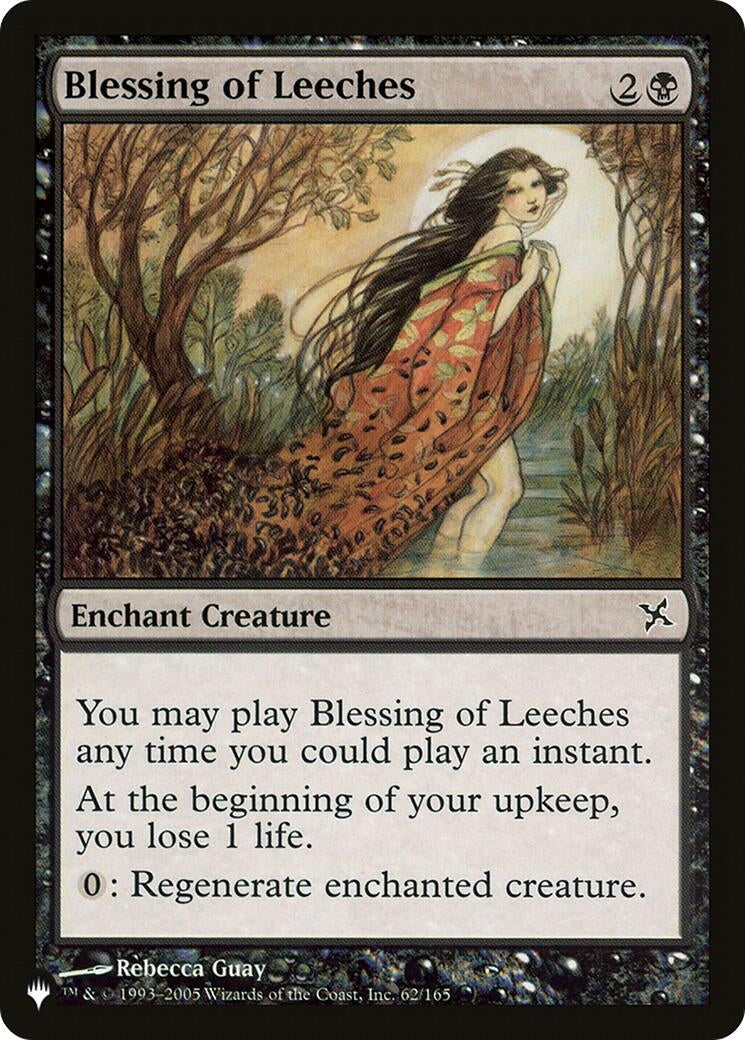 Image for Blessing of Leeches (62/165) (The List Reprints) - Magic: The Gathering