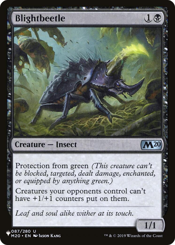 Image for Blightbeetle (087/280) (The List Reprints) - Magic: The Gathering